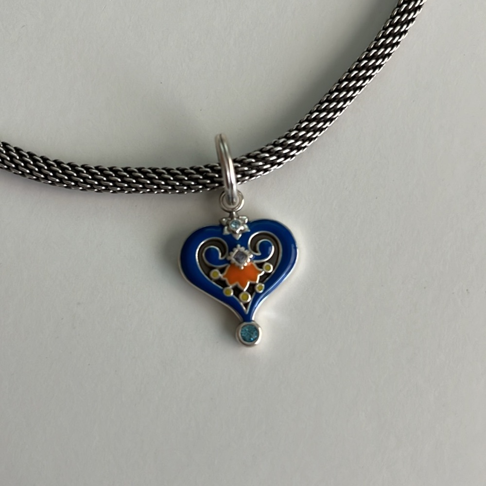 Blue Heart Brighton Charm